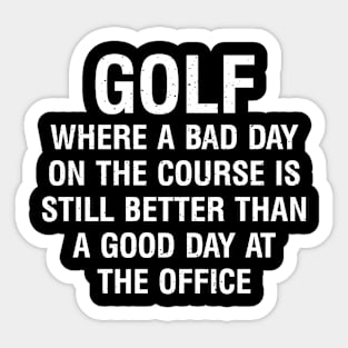 Golf Sticker